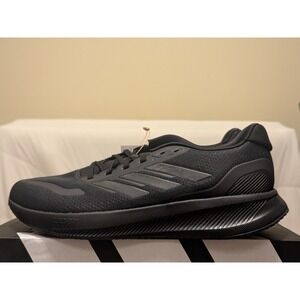 Adidas Runfalcon 5 Running Shoes Men 13 Core Black / Core Black / Core Black